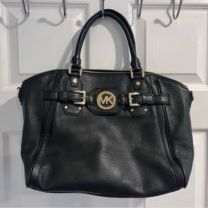 Michael Kors Black Leather Purse.